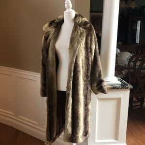 Fashion Nova Brown Faux Fur Jacket